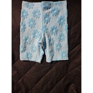 Old Navy Girls Medium Blue Flower Shorts